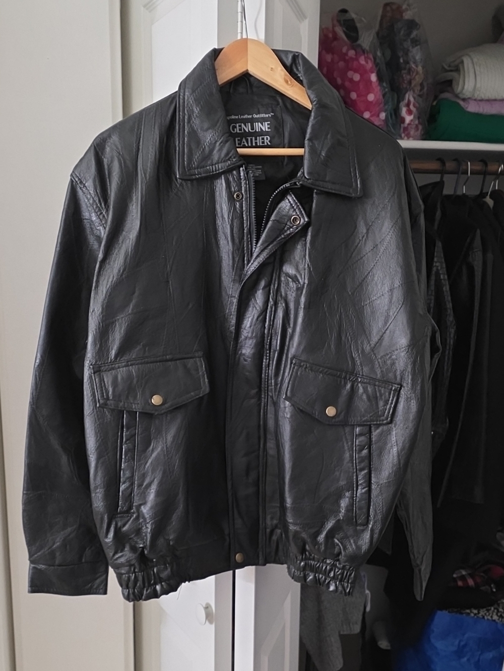Black Bomber Jacket - Classic Men’s Varsity Style